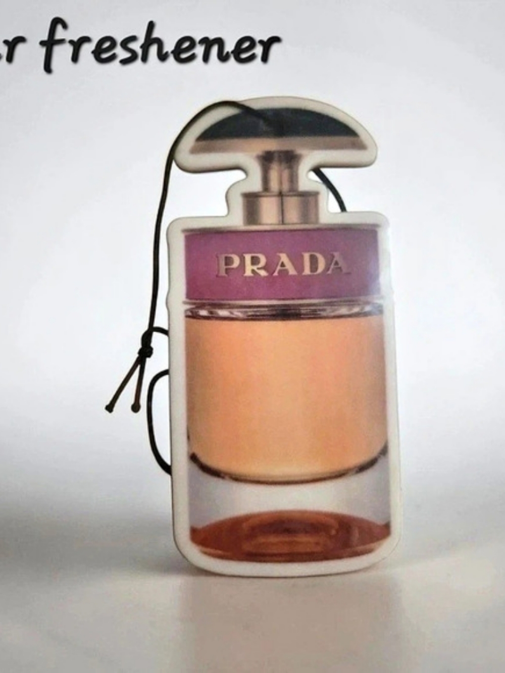 Prada Car Freshener in Orange & Purple NWT